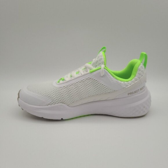 Under Armour Project Rock BSR 5 Women's Size 7 White Training Shoes 3028301-102 - Picture 7 of 8